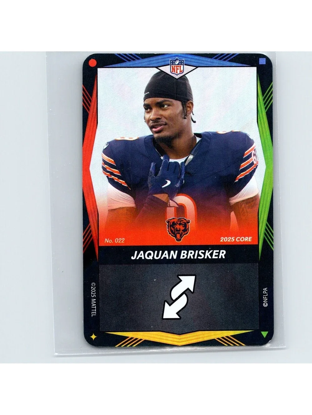 2025 Uno Elite NFL Core - Jaquan Brisker #022 - Wild - Chicago Bears
